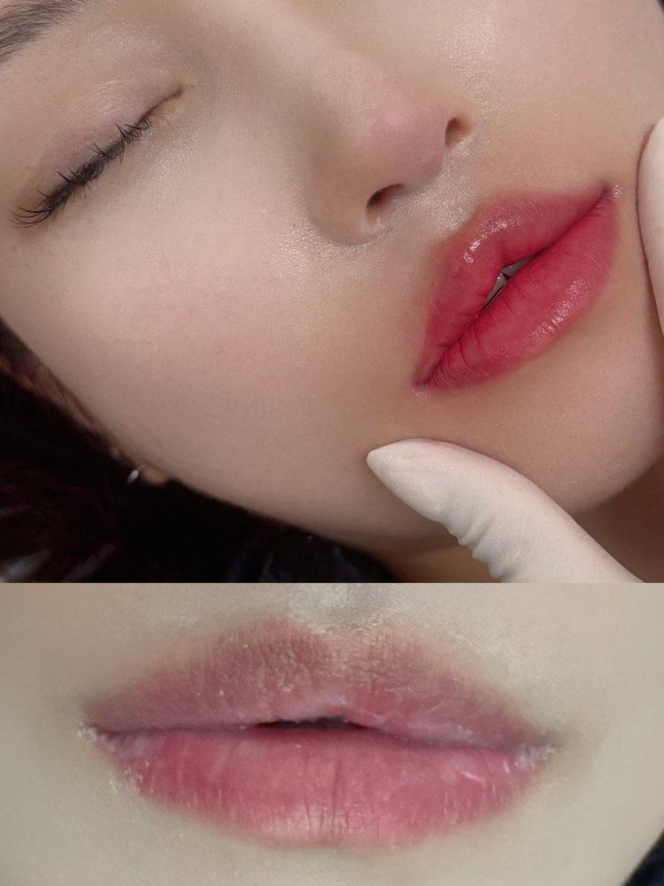 입술문신 결과 1